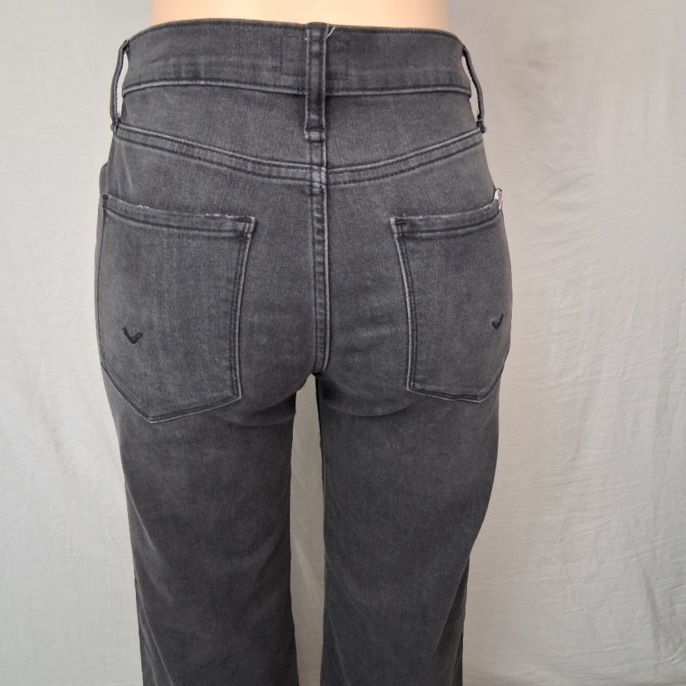 Hudson Jeans Washed Black Cropped Straight Ankle - Picture 7 of 16